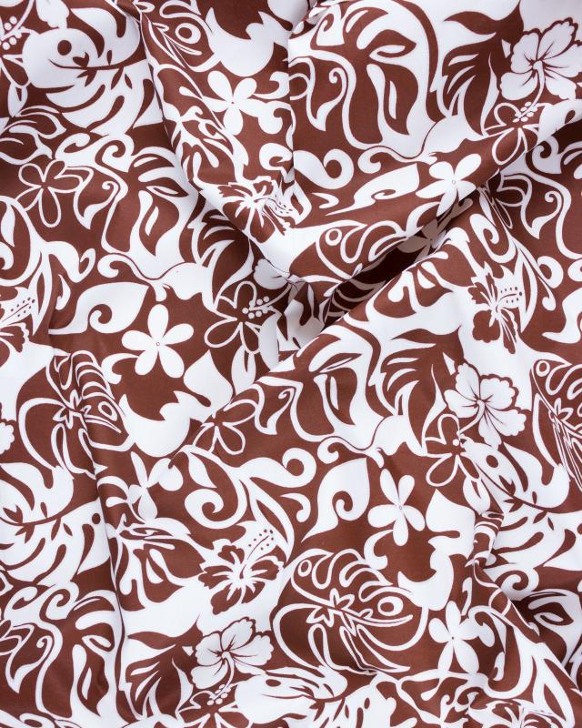 Polynesian fabric ORI Brown - Tissushop